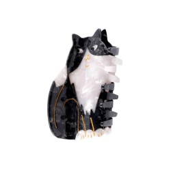 Fermaglio per capelli Gattino bianco e nero | Coucou Suzette