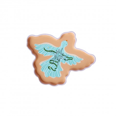 Piattino da dessert in ceramica a forma di colomba | Smilza