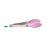 Pinza da cucina in silicone rosa