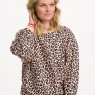 Felpa girocollo donna leopardata | Sugar Hill