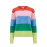 Maglione da donna a righe Rainbow | Sugar Hill