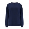 Felpa girocollo donna blu navy con tigre | Sugar Hill