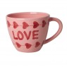 Tazza mug in ceramica con scritta LOVE | Rice