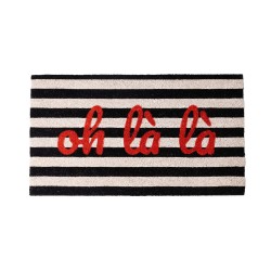 Zerbino da ingresso a righe "Oh Là Là" | Smilza