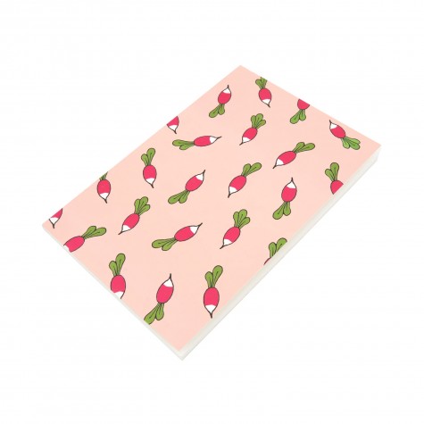 Quaderno per appunti con ravanelli | Coucou Suzette