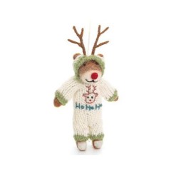 Decorazione natalizia in feltro - Renna