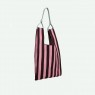 Shopper a righe rosa e bordeaux | Sticky Lemon