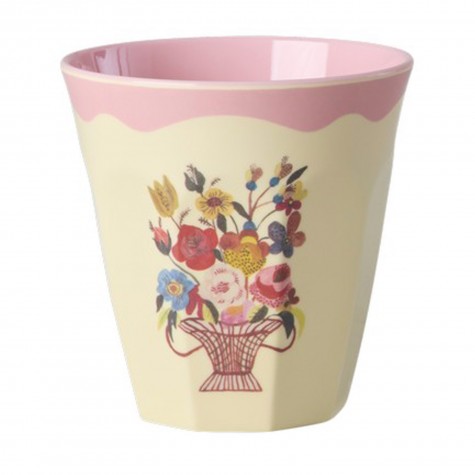 Rice x Nathalie Léte - Bicchiere medio in melamina con stampa