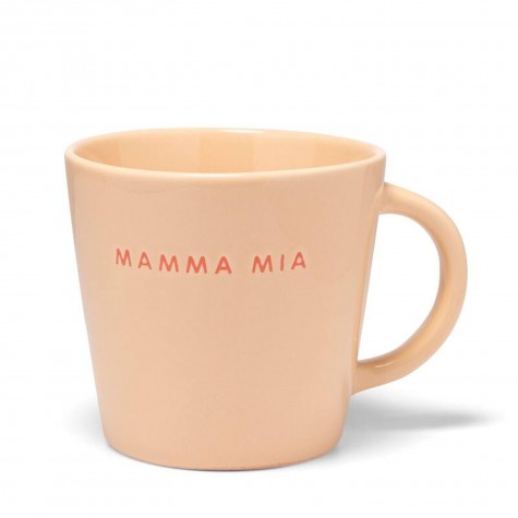 Tazza da cappuccino in ceramica "Mamma Mia" | Gallinasmilza