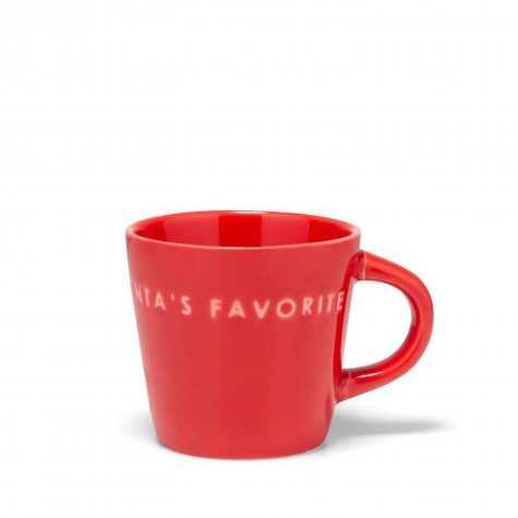 Tazzina da caffè in ceramica "Santa's Favorite" | Gallinasmilza