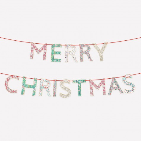 Festone di carta Merry Christmas x...