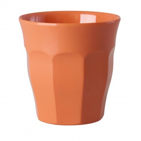 Bicchiere medio in melamina arancione bruciato | Gallinasmilza