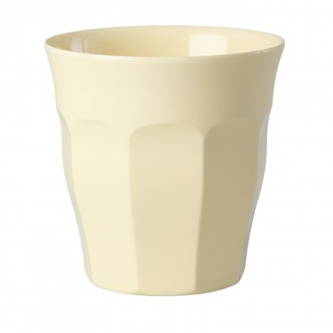 Bicchiere medio in melamina color panna | Gallinasmilza
