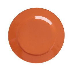 Piatto da dolce in melamina arancione bruciato | Gallinasmilza