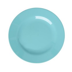 Piatto da dolce in melamina azzurro tiffany | Gallinasmilza