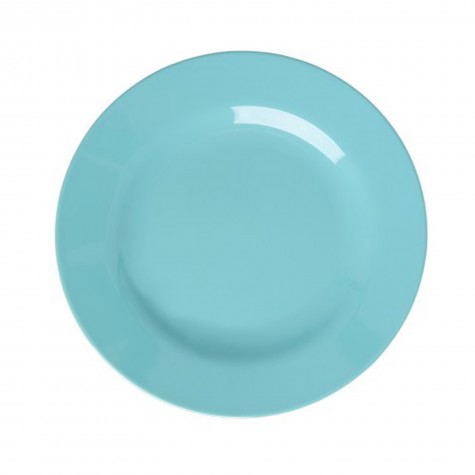 Piatto da dolce in melamina azzurro tiffany | Gallinasmilza