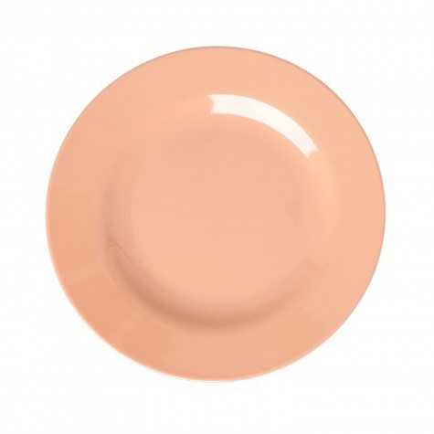 Piatto da dolce in melamina rosa pesca | Gallinasmilza