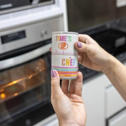 Timer da cucina a forma di barattolo "Time's up chef" | 2