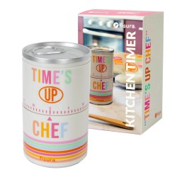 Timer da cucina a forma di barattolo "Time's up chef" |