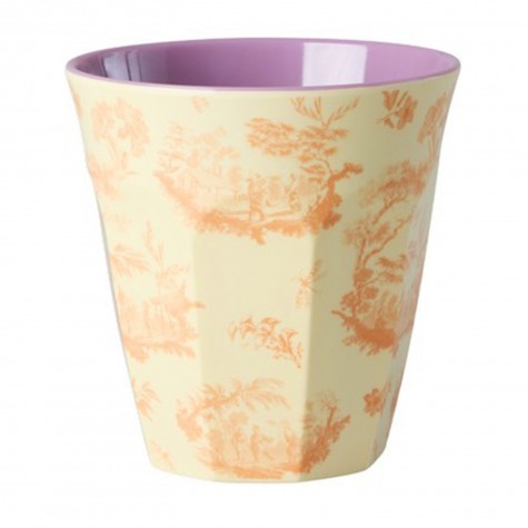 Bicchiere medio in melamina stile Toile de Jouy | Gallinasmilza