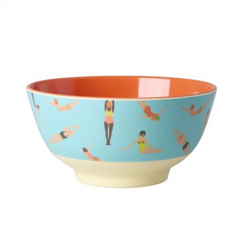 Tazza grande da colazione in melamina con nuotatori |