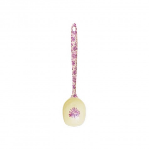 Cucchiaio da cucina in melamina con fiori viola | Gallinasmilza
