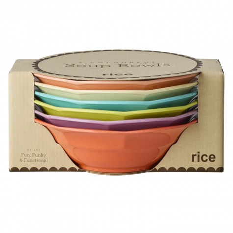 Piatto fondo in melamina rosa pesca | Gallinasmilza