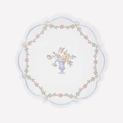 Piattini di carta floreali...