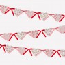 Festone di San Valentino con cuori floreali Liberty |