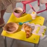 Cestino portapane in rafia natural con scritta HELLO |