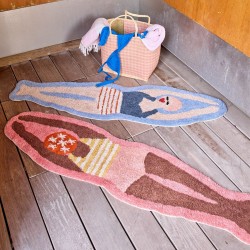 Tappeto a forma di nuotatore | Gallinasmilza 2