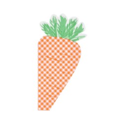 Tovaglioli di carta a forma di carota | Gallinasmilza