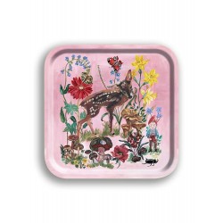 Vassoio in legno con Bambi | Gallinasmilza