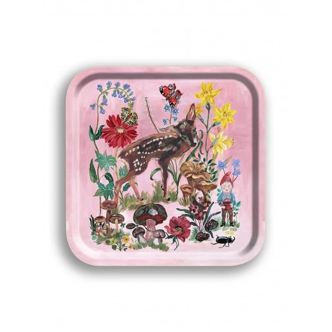 Vassoio in legno con Bambi | Gallinasmilza