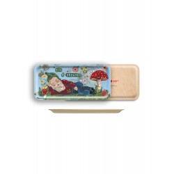 Vassoio in legno con gnomo e scritta "I'm a Dreamer" | 2