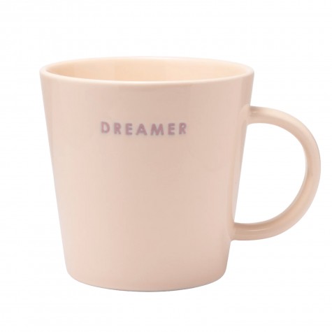 Tazza mug in ceramica con scritta "Dreamer" | Gallinasmilza
