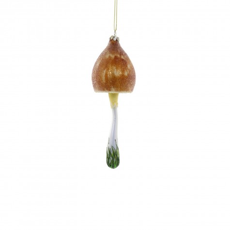 Decorazione in vetro soffiato a forma di fungo | Gallinasmilza