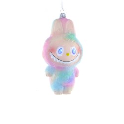 Decorazione in vetro soffiato a forma di Labubu multicolor |