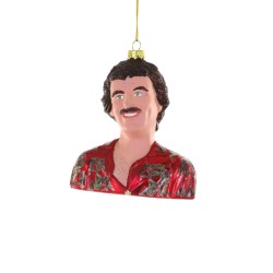 Decorazione in vetro soffiato di Magnum PI | Gallinasmilza
