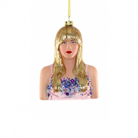 Decorazione in vetro soffiato di Taylor Swift | Gallinasmilza