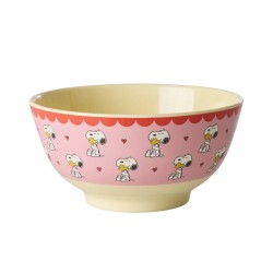 Tazza da colazione rosa con Snoopy&Woodstock | Gallinasmilza