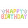 Palloncini compleanno Happy Birthday multicolor | Gallinasmilza