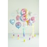 Palloncino compleanno numero 8 iridescente | Gallinasmilza