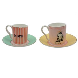 Set 2 tazzine da caffè in...