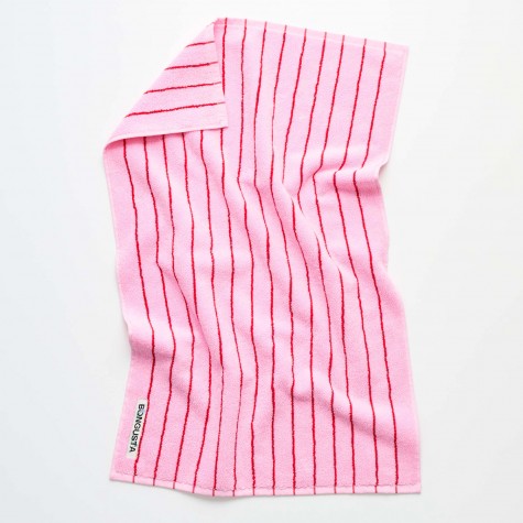 Asciugamano da viso in cotone rosa a...