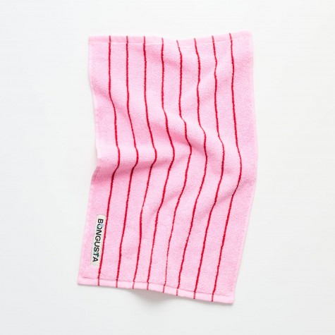 Asciugamano ospite in cotone rosa a...