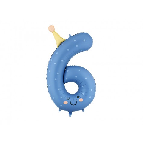 Palloncino compleanno numero 6 | Gallinasmilza