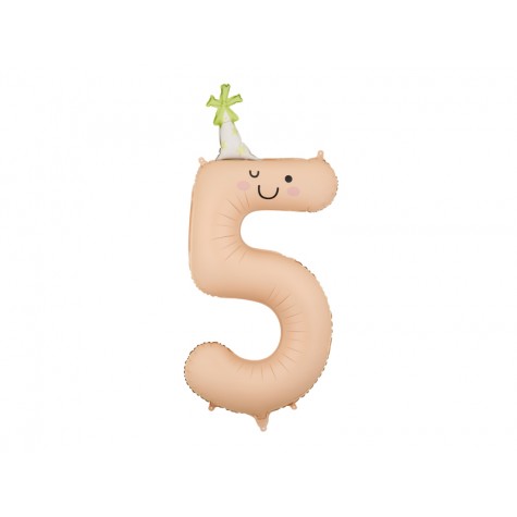 Palloncino compleanno numero 5 | Gallinasmilza