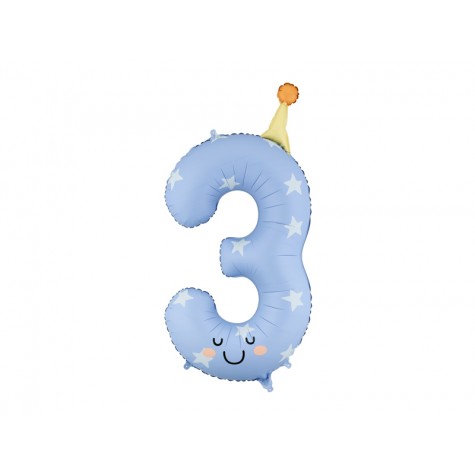 Palloncino compleanno numero 3 | Gallinasmilza