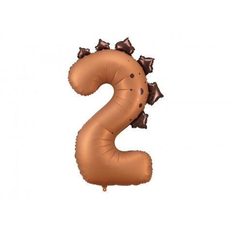 Palloncino compleanno numero 2 dinosauro | Gallinasmilza